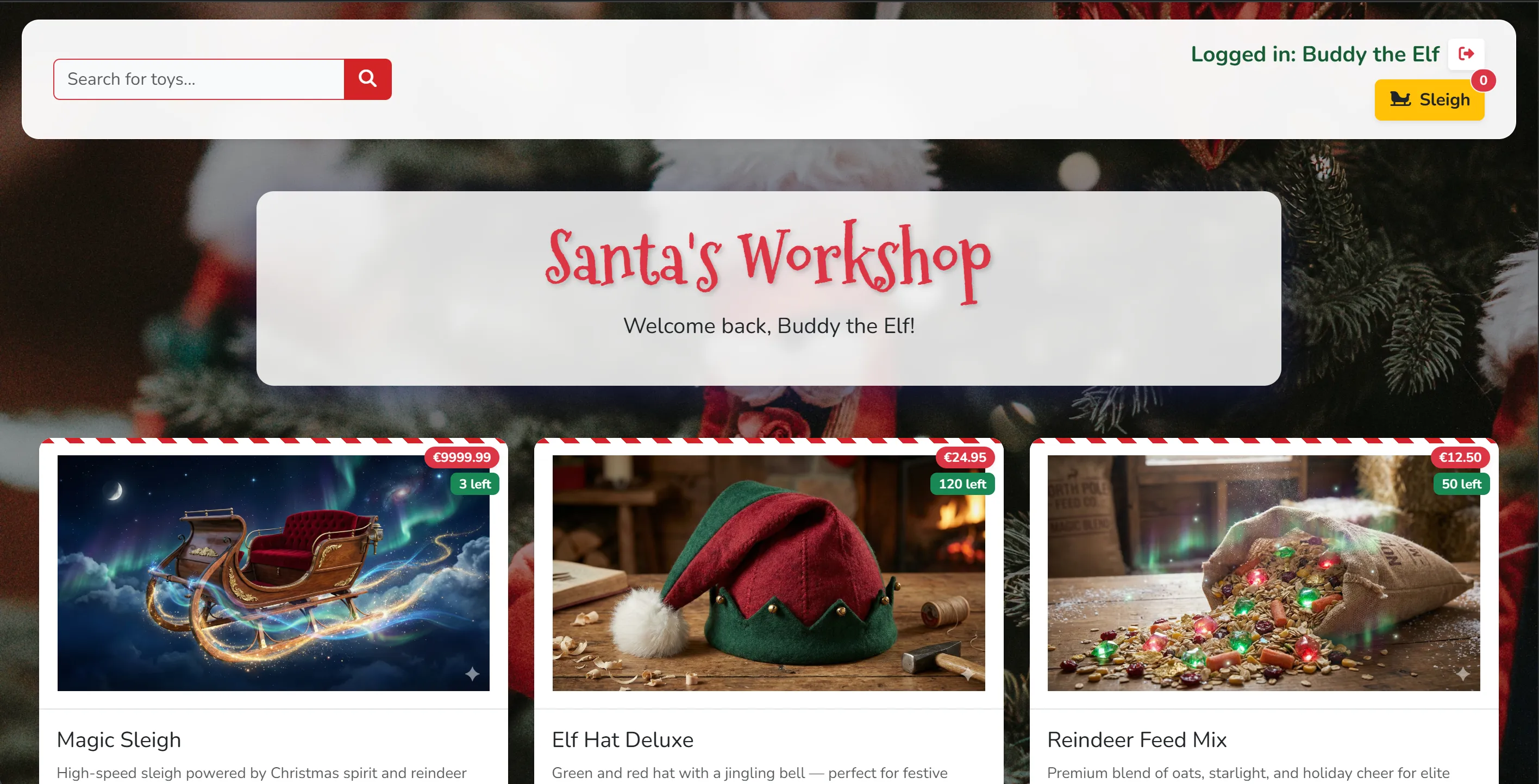 Kerstman's Webshop